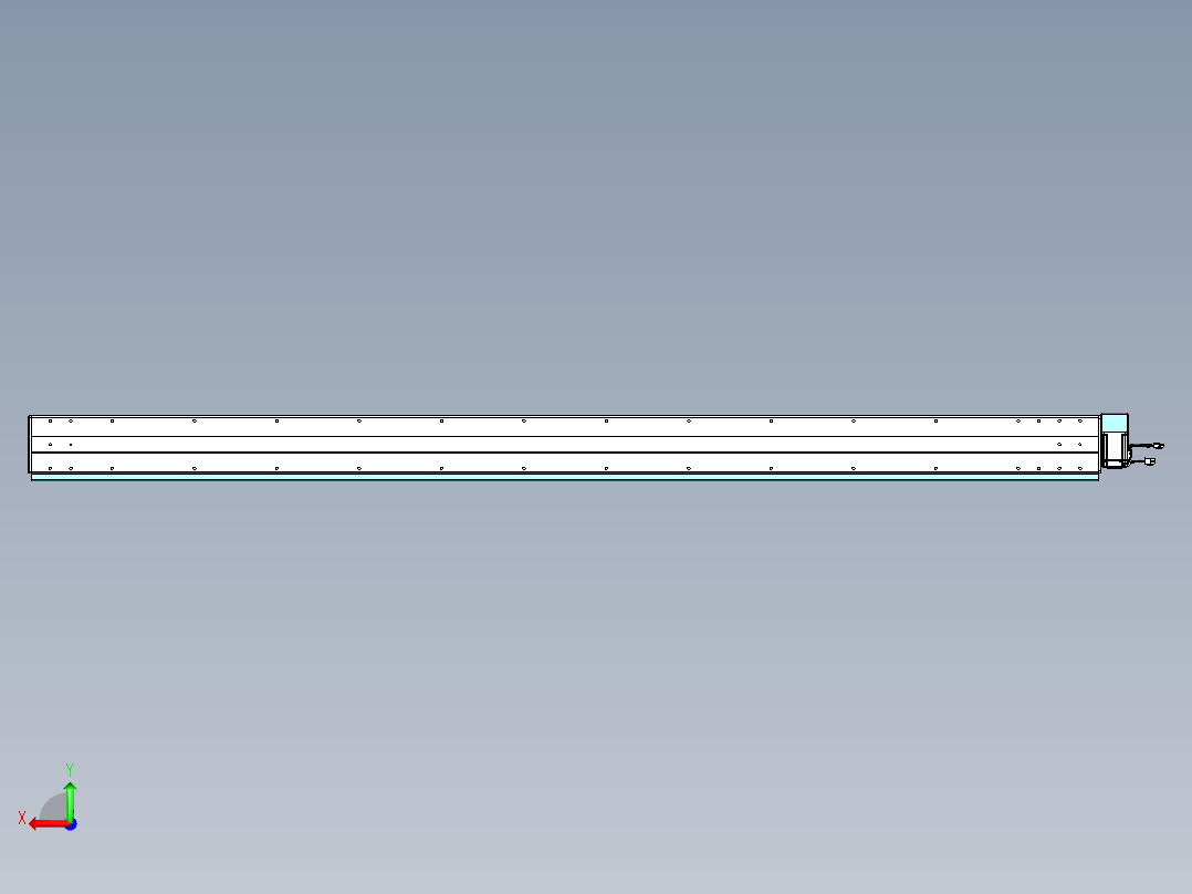 威洛博VBC同步带传动一无尘环境VBC14-L45-S2300-BRD-ZP40-C3后视图