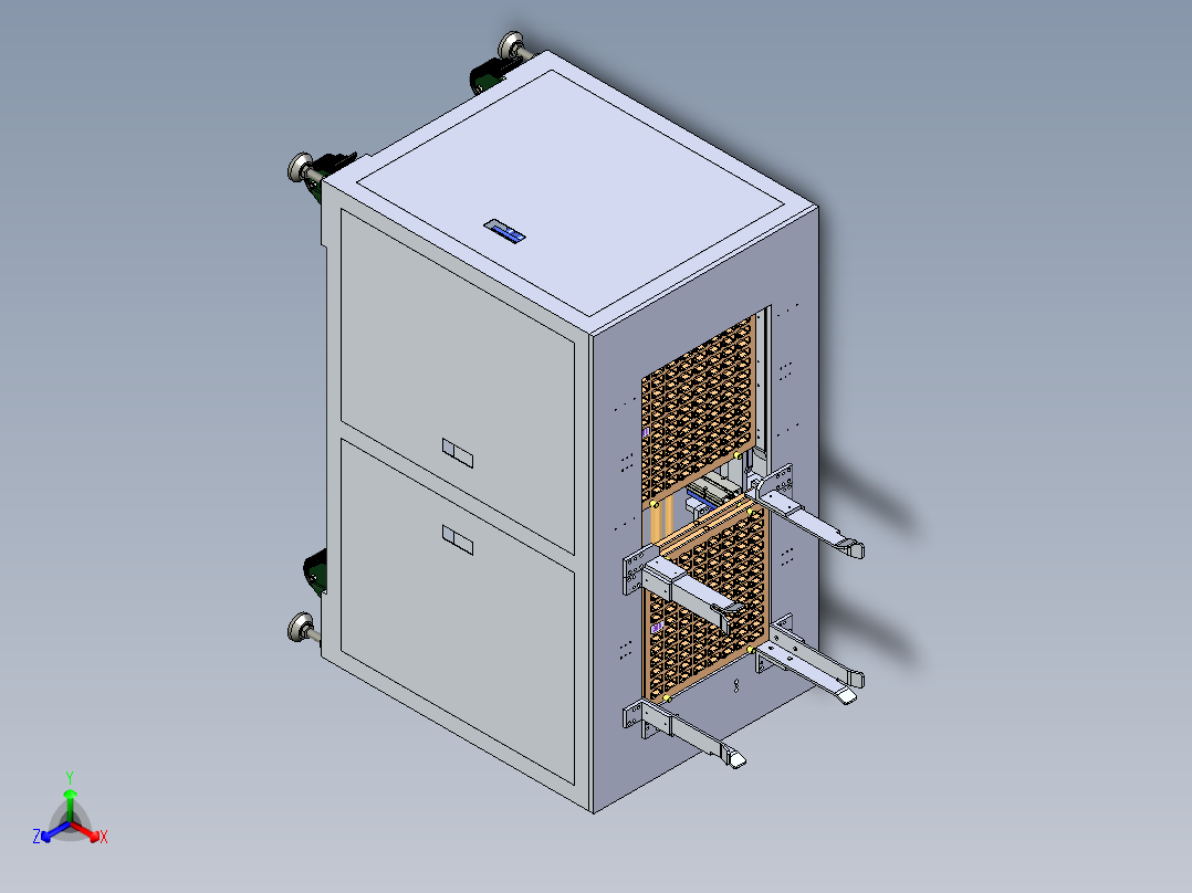 PIN片托盘循环上料机x_t正等轴测图