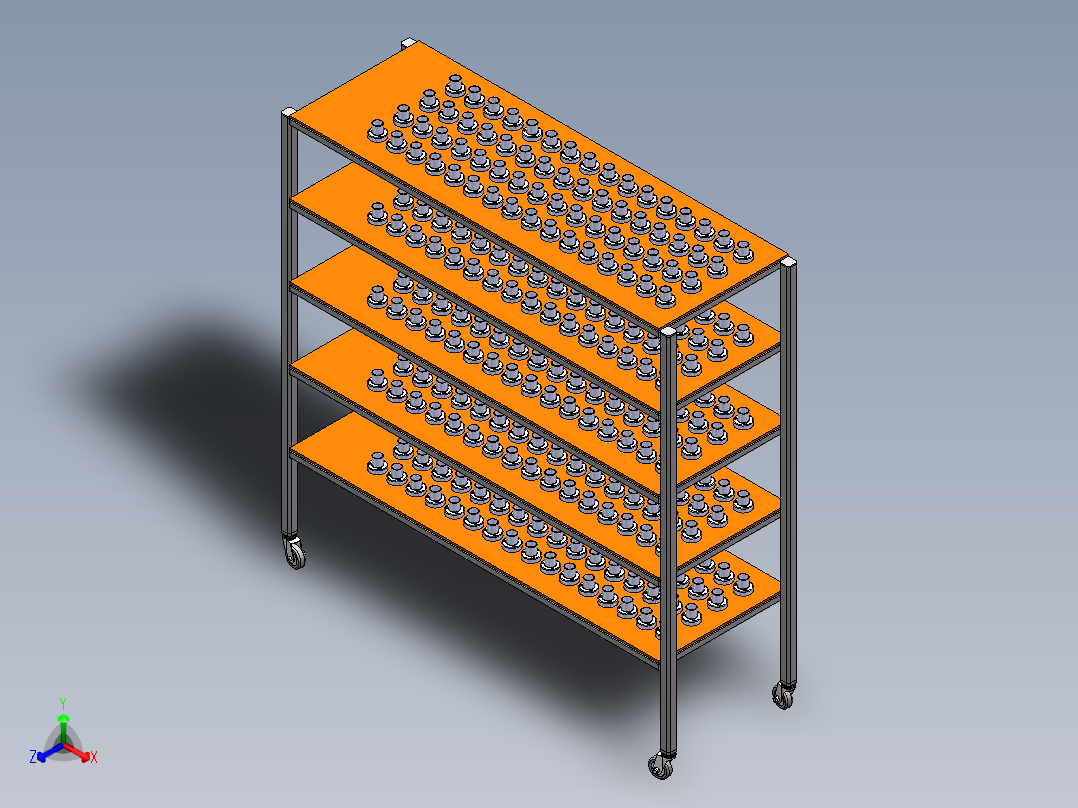 SolidWorks 老化车正等轴测图