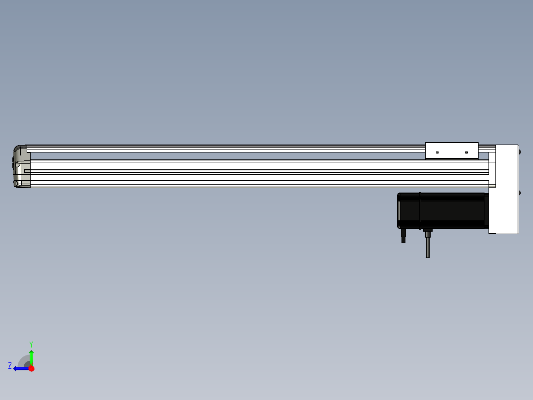Toyo东佑达直线模组-ETH13-650-BM-400W+煞車右视图