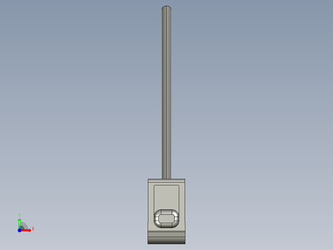 基恩士PZ-M71_kc图纸模型前视图