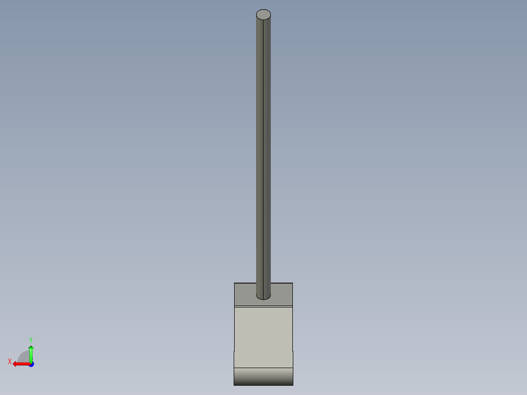 基恩士PZ-M71_kc图纸模型后视图