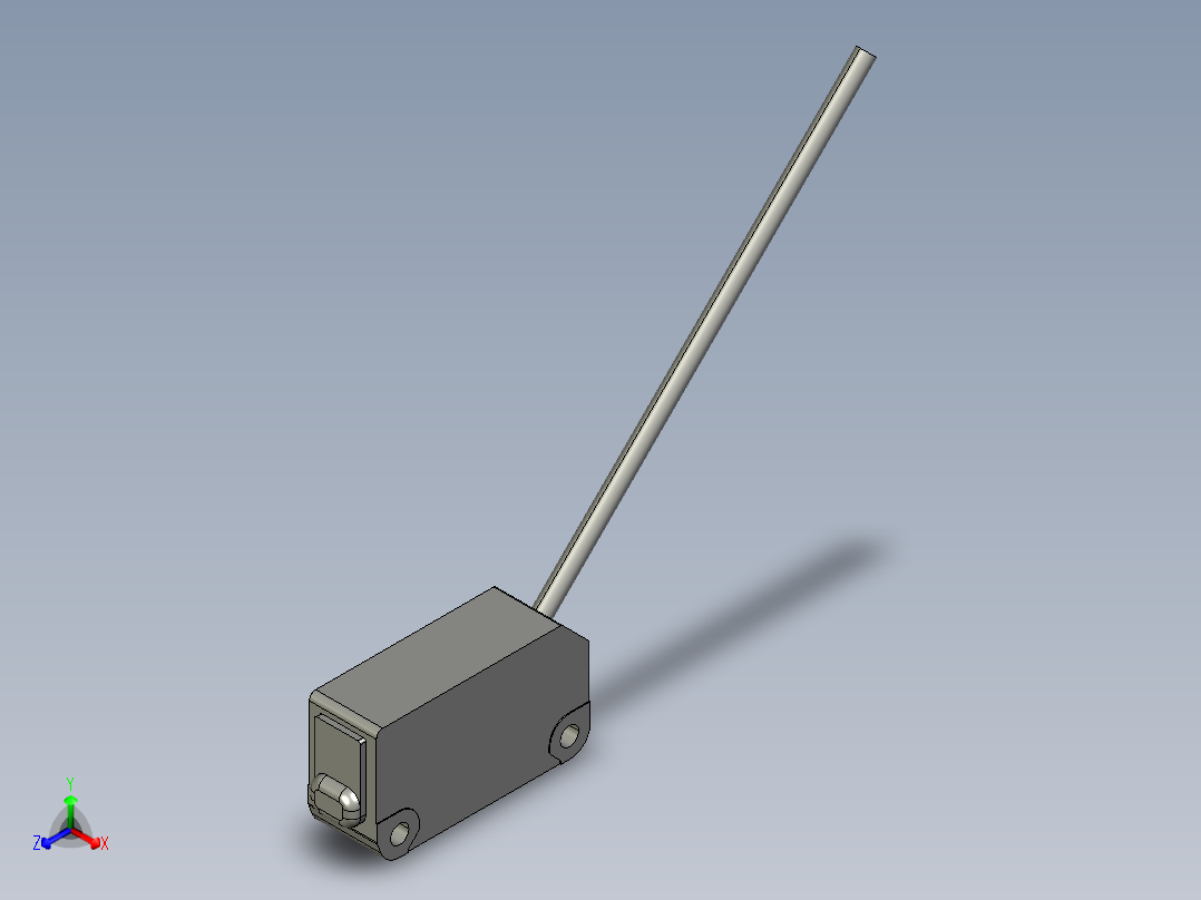 基恩士PZ-M71_kc图纸模型正等轴测图