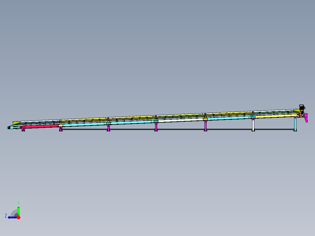 U型槽皮带输送机1446168===100右视图
