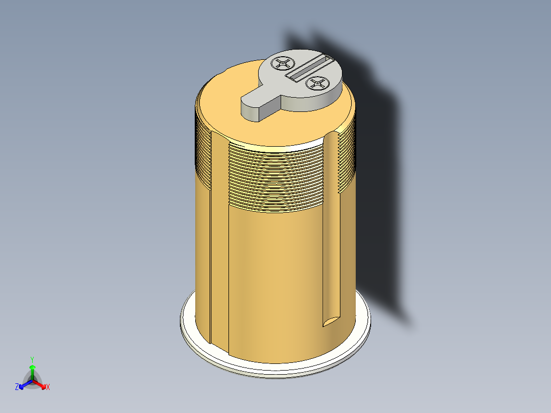 ILCO 7326带键插芯锁芯