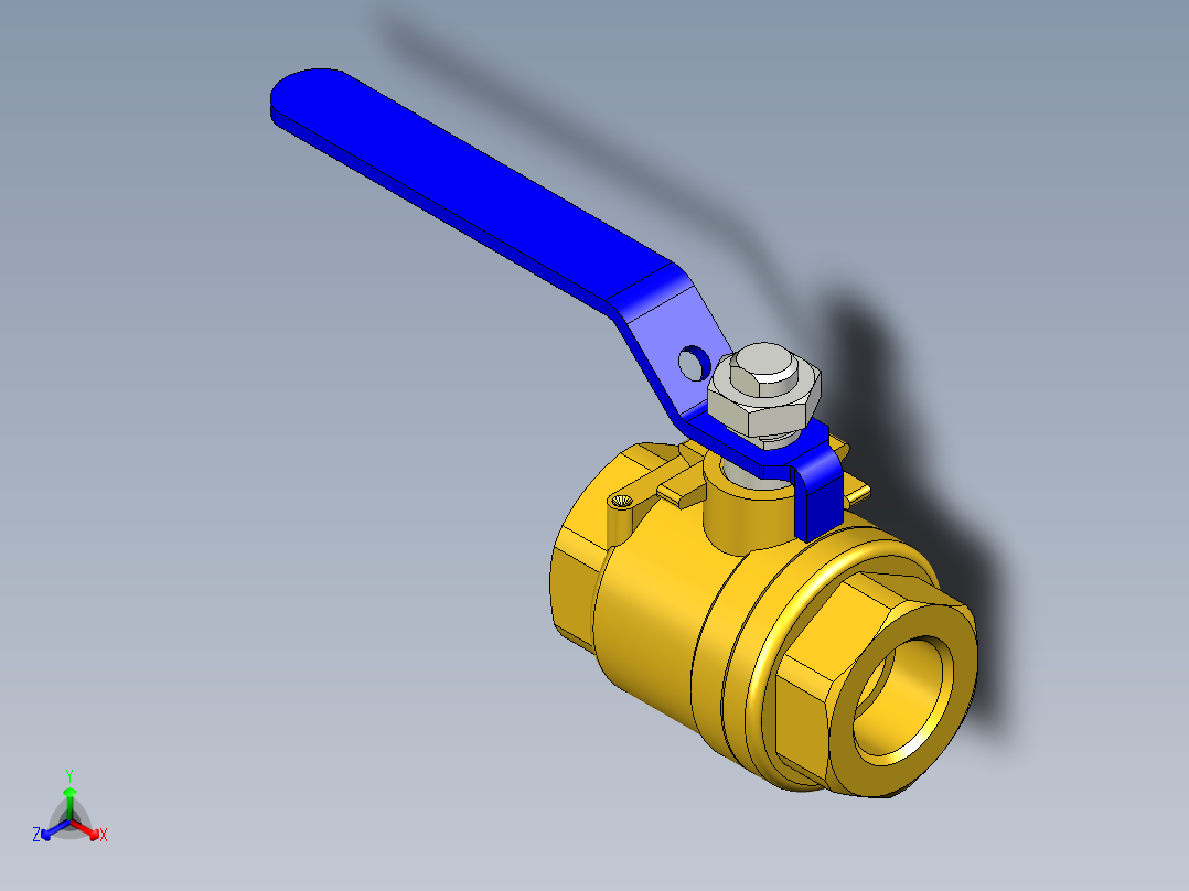 管道手动球阀-水管开关阀-手动阀门395_03_E_1