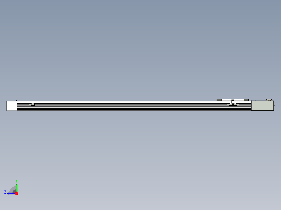 同步带滑台-欧规BC6H-L60-S1300-R-ZP40-D3右视图