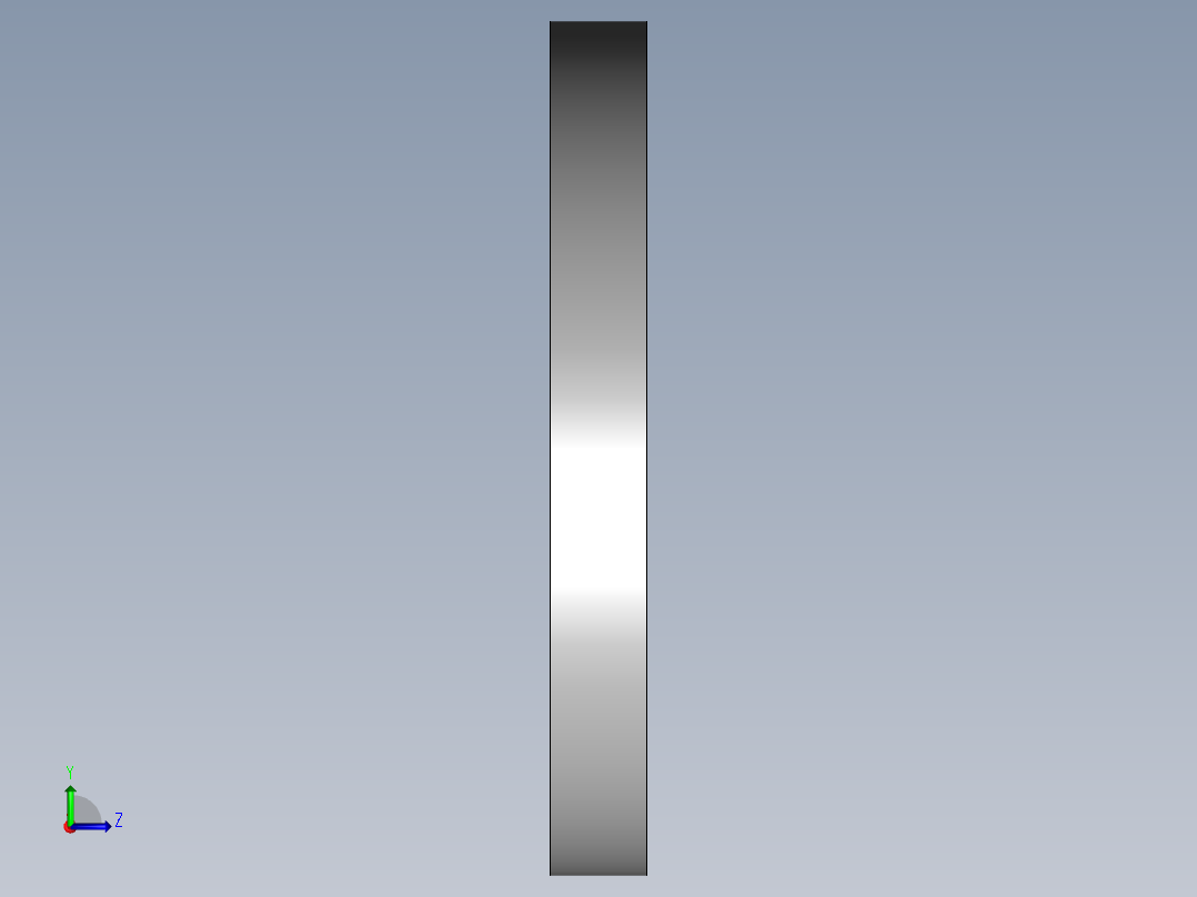 M8 screw size FLAT WASHER.SLDPRT左视图