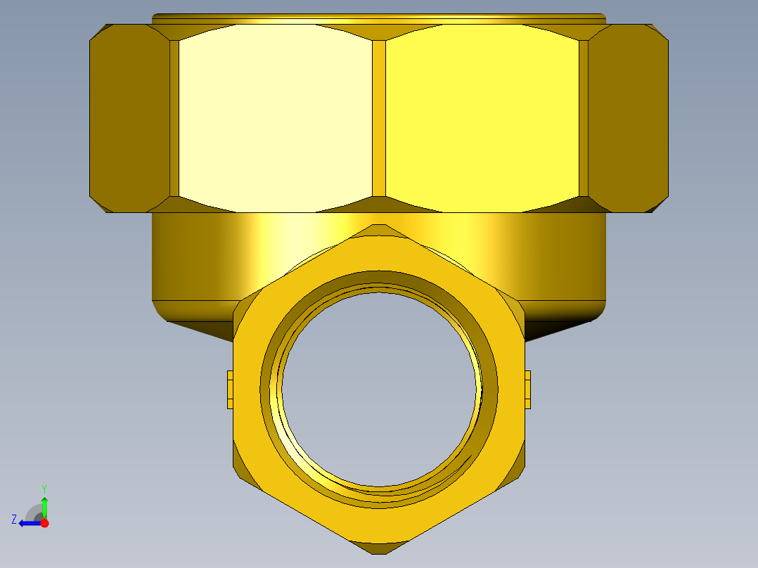 恒温疏水阀G 1_2英寸黄铜右视图