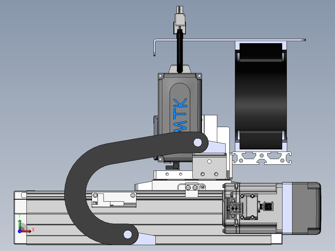 内嵌直交机械手XYG系列XYG320-A3前视图
