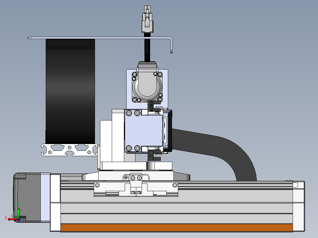 内嵌直交机械手XYG系列XYG320-A3后视图