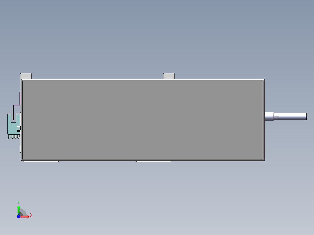 MTH丝杆半封闭模组MTH17-BL-750W前视图