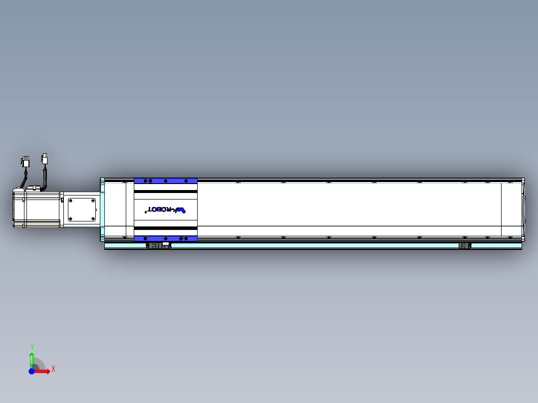 VF丝杆传动-一般环境VF14-Lxx-C-S650-BC-ZP75-C3前视图