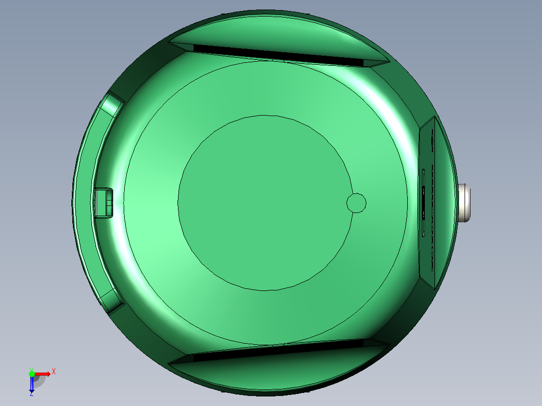 无线温度传感器XS530俯视图