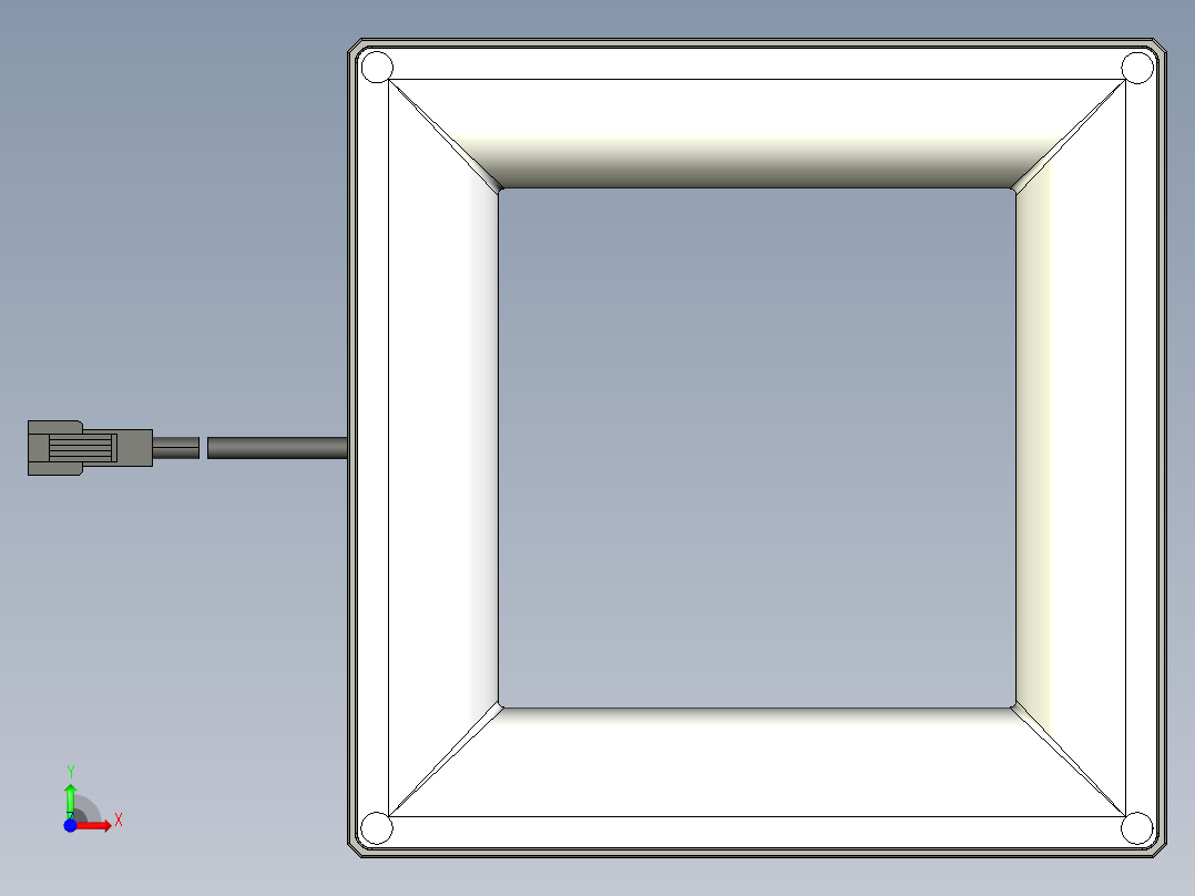 基恩士CA-DQW12M_kc图纸模型前视图