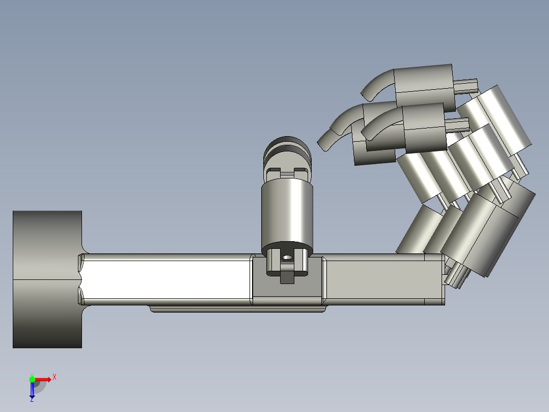 仿生机械手 (37)俯视图
