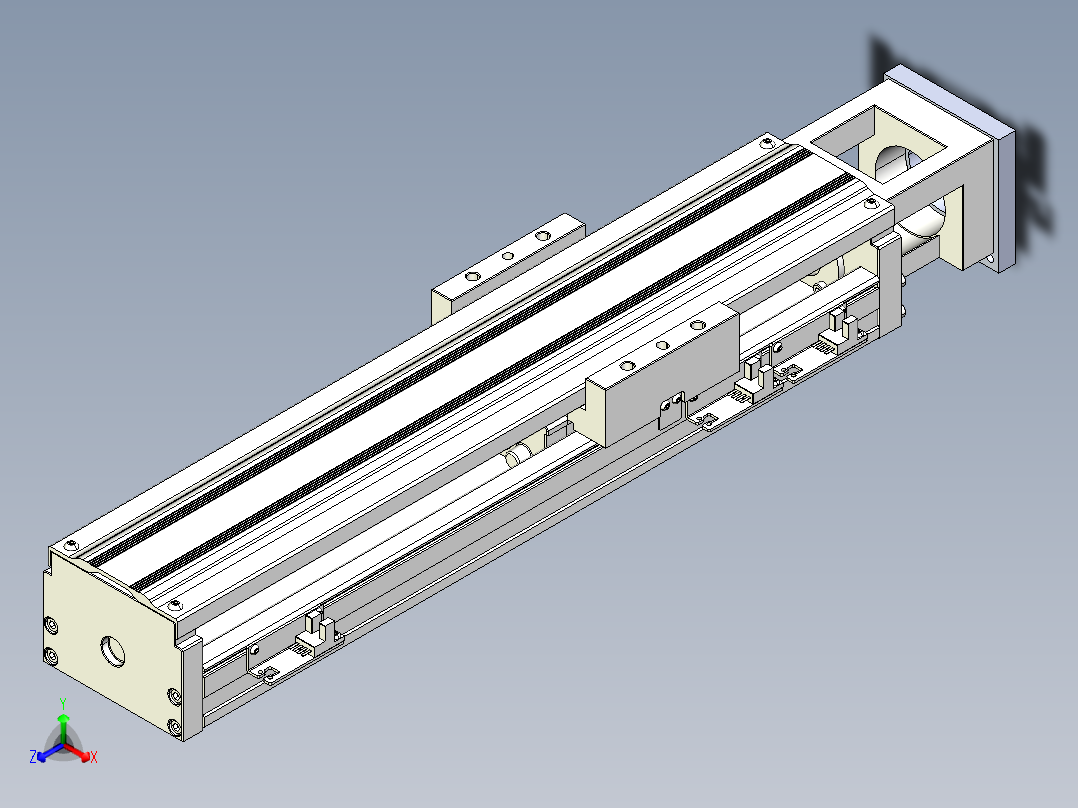 TPA-KNR-100E-2020C-L300A1-M-BJ86-N3线性模块铝制底座