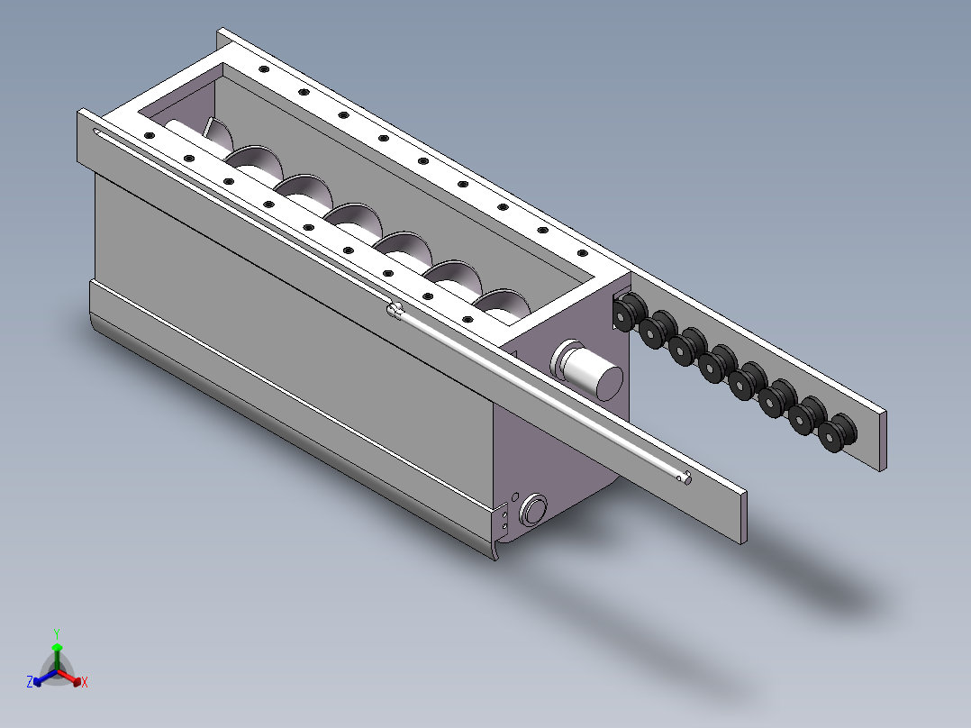 摊铺机sw22可编辑正等轴测图