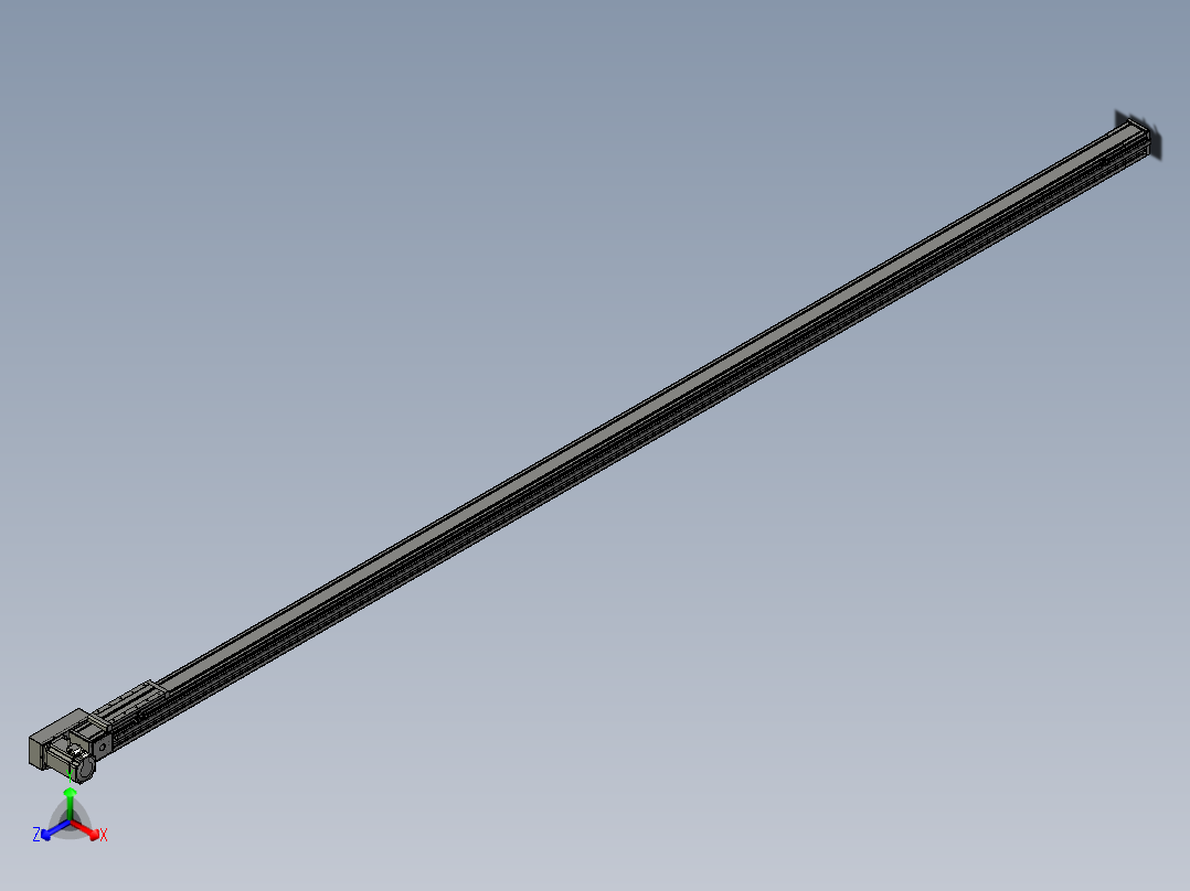 欧规系列-LB8-L75-S3800-BR-ZP75-C3正等轴测图