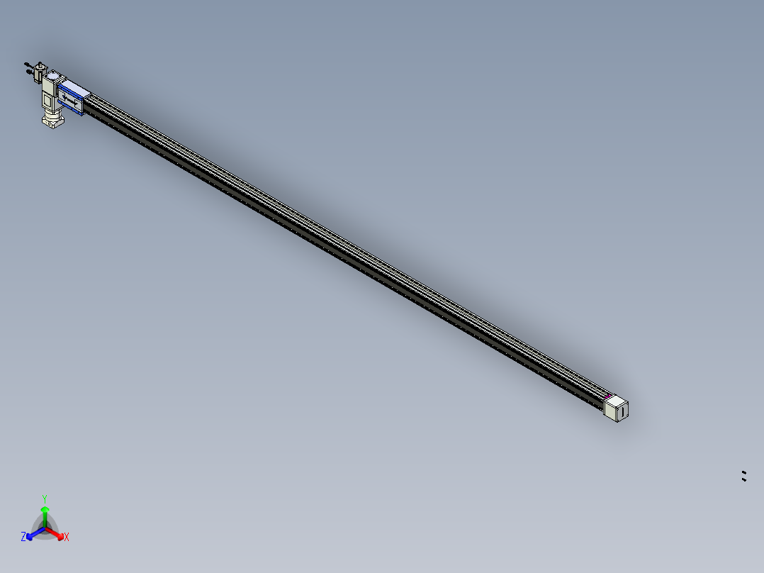 威洛博LB.GB同步带传动--欧规系列GB8-L192-S3950-BL-P75-K正等轴测图