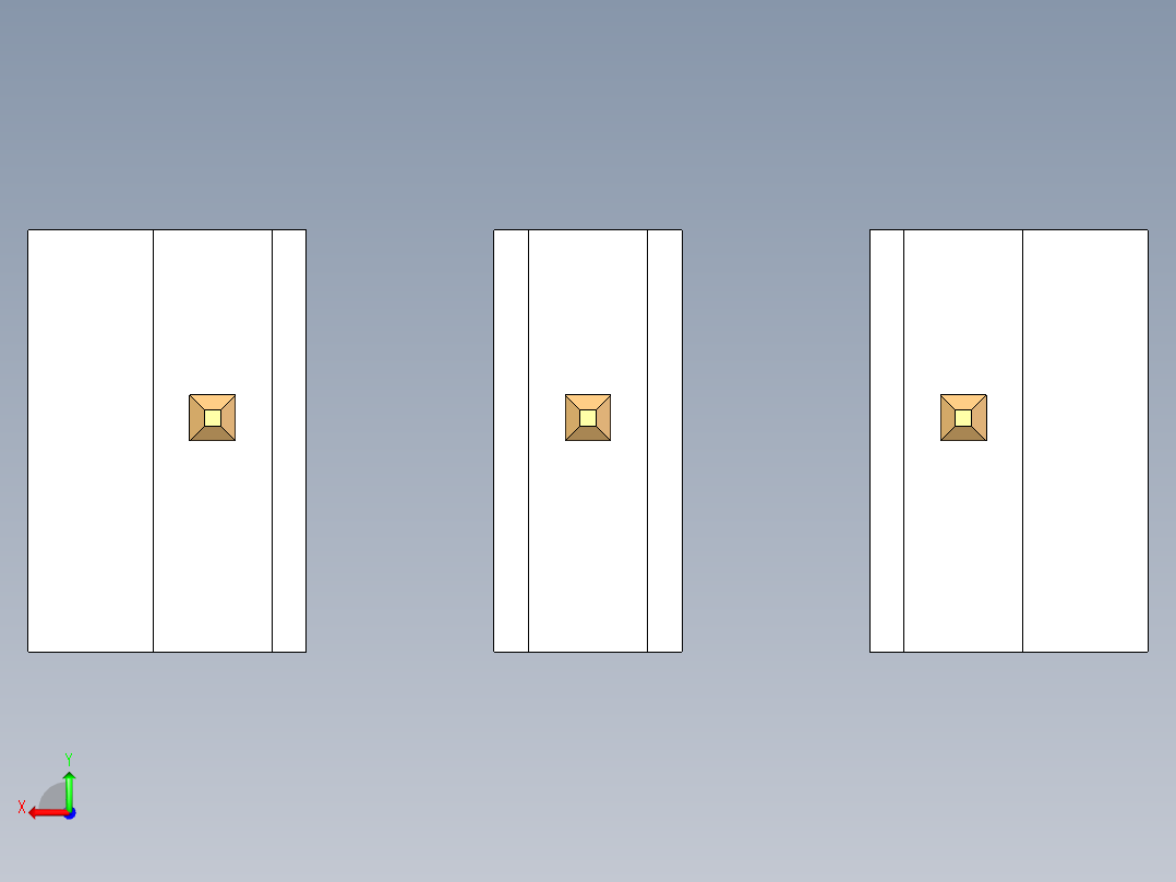 元器件3D封装JST 2.54 Infinito70后视图