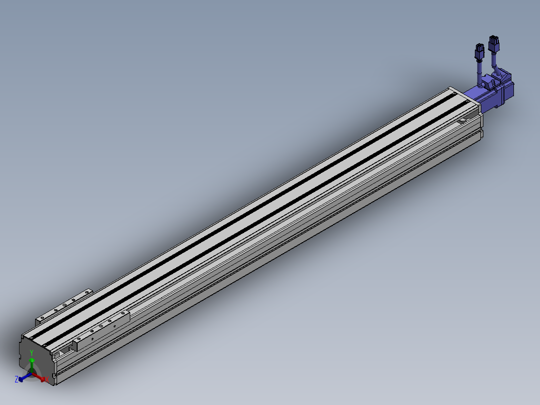 精密模组MY80D-T10-700L-BC-P10B-C4-C正等轴测图