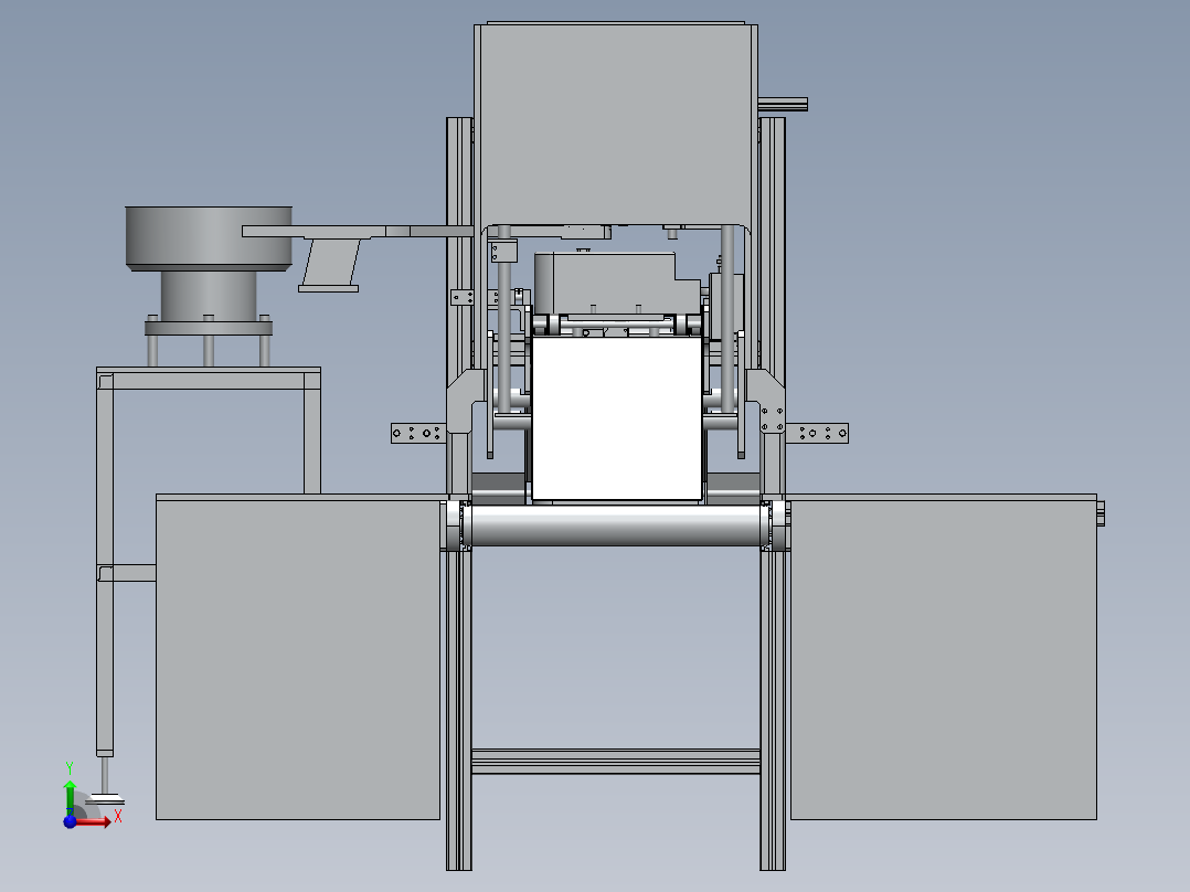 自动压封铅机前视图