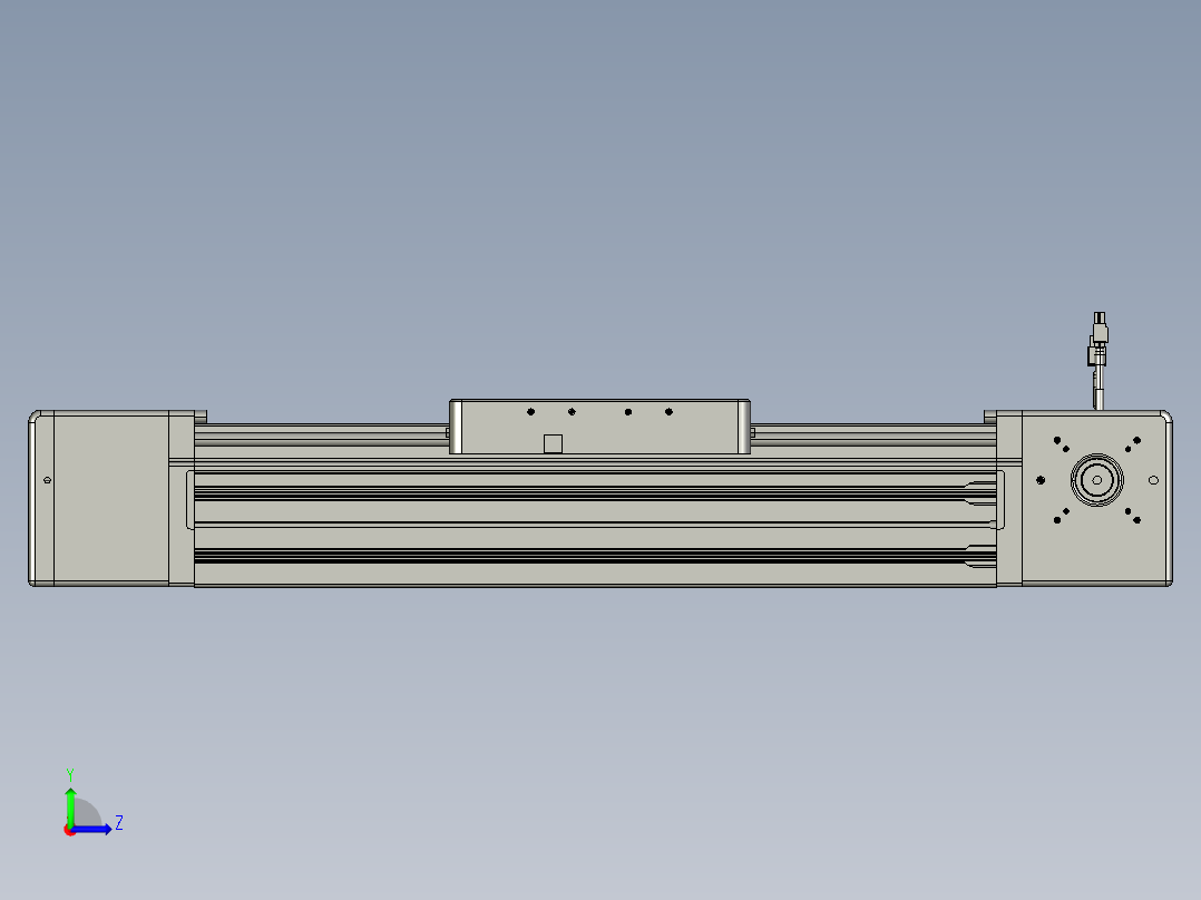 威洛博直线电机模组EB20-L224-S350-L-ZP75-MS3-5K左视图