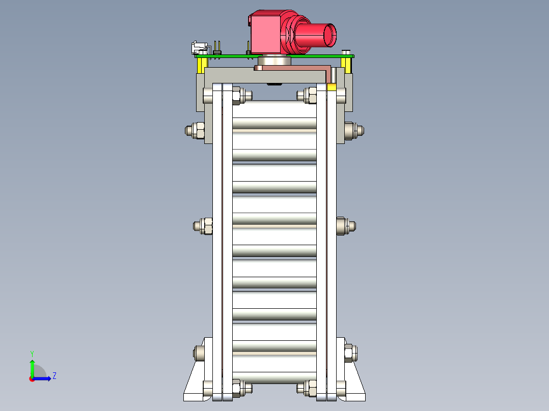 电池段 FSAE左视图