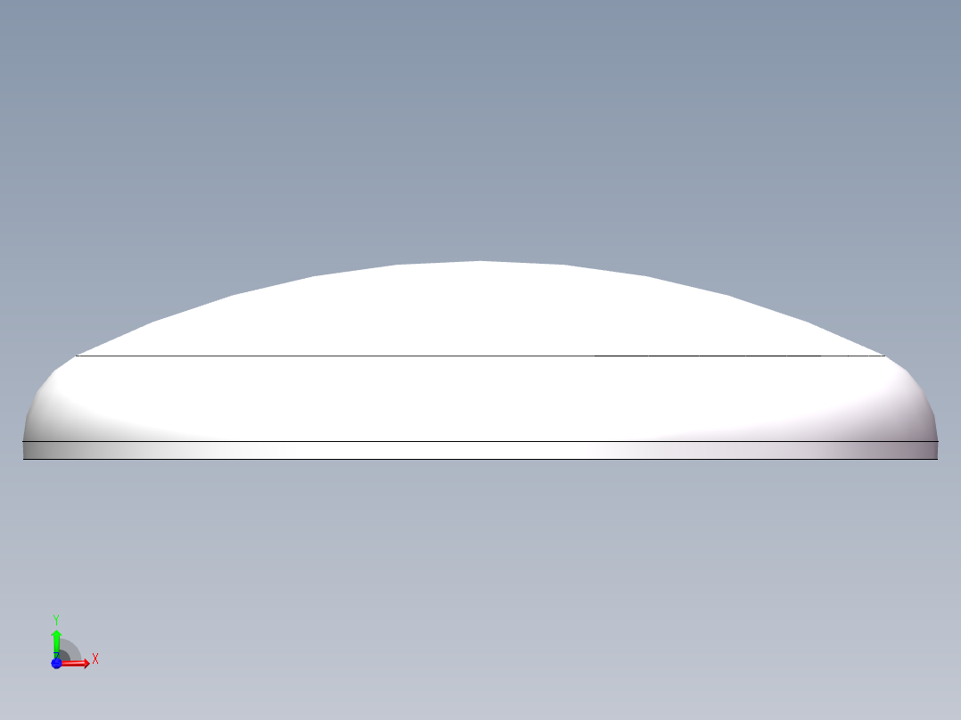 THA碟形封头DN1300前视图