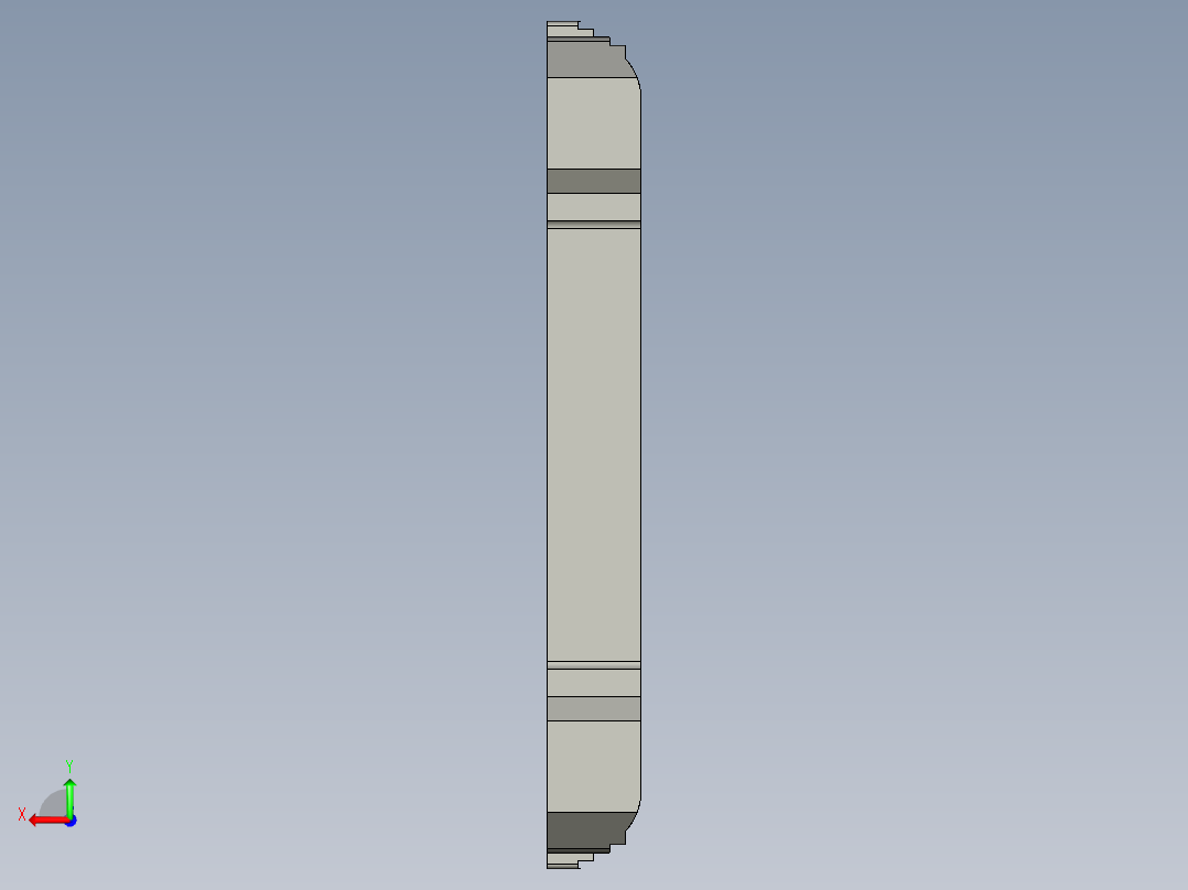 基恩士PX-10C(P)_endunit_kc图纸模型后视图