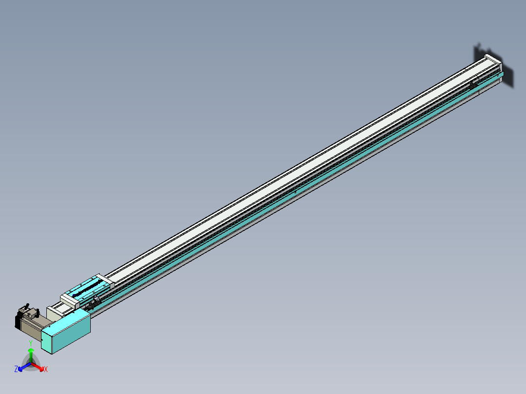 欧规系列-LB6A-L65-S1550-BL-ZP40-C3正等轴测图