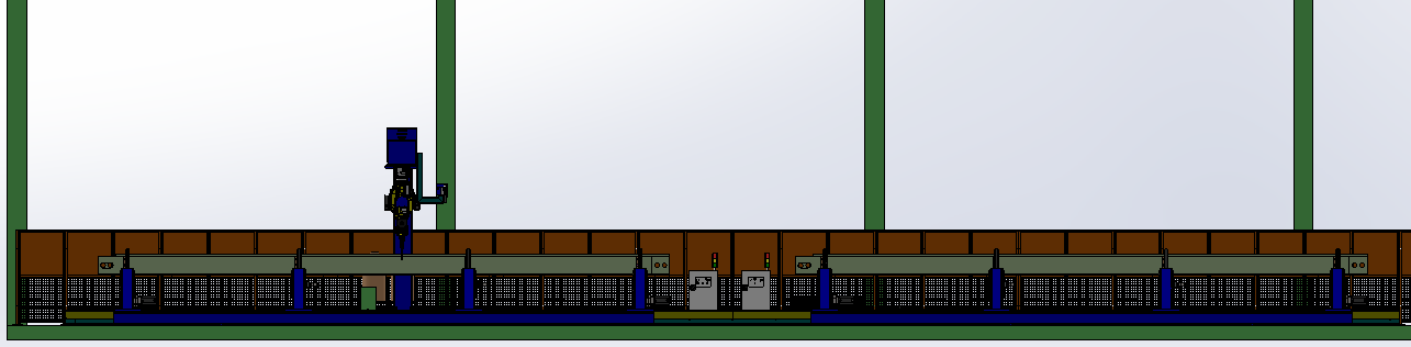 12米钢结构机器人焊接工作站sw16可编辑