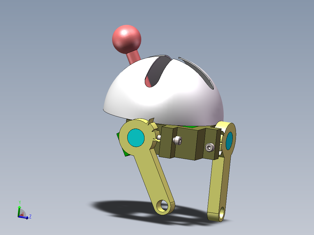 圆弧十字方向结构