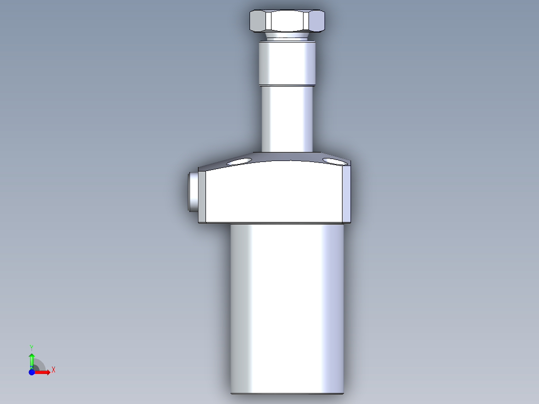 KOSMEKLHA0400-CL-Q15多系列多零件图纸模型前视图