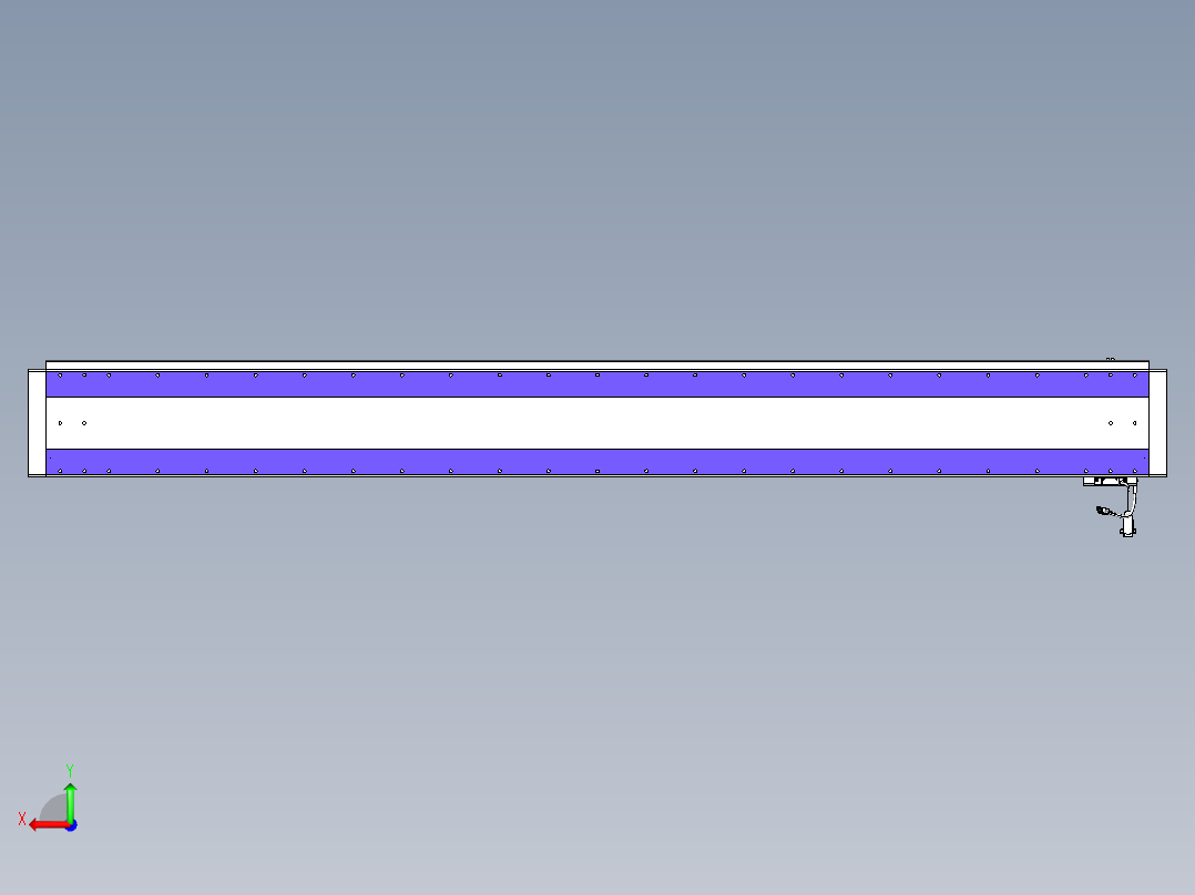 威洛博VL系列直线电机模组-VL22H1-S2100后视图