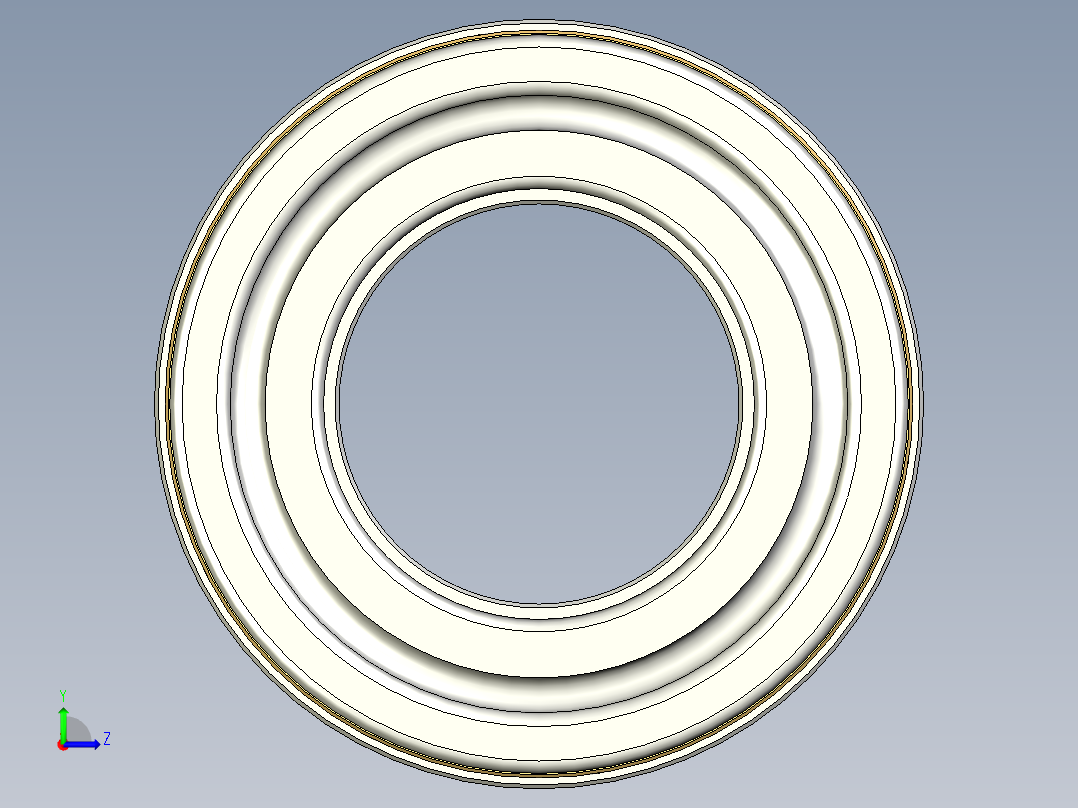 推力滚子锥形轴承左视图