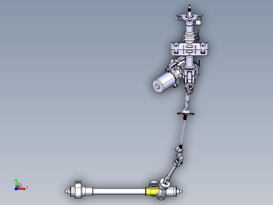 B级轿车齿轮齿条式转向器设计【含三维catia+10张CAD图+文档】前视图