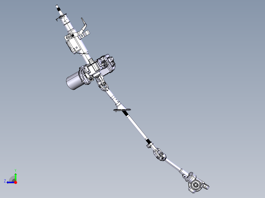 B级轿车齿轮齿条式转向器设计【含三维catia+10张CAD图+文档】右视图