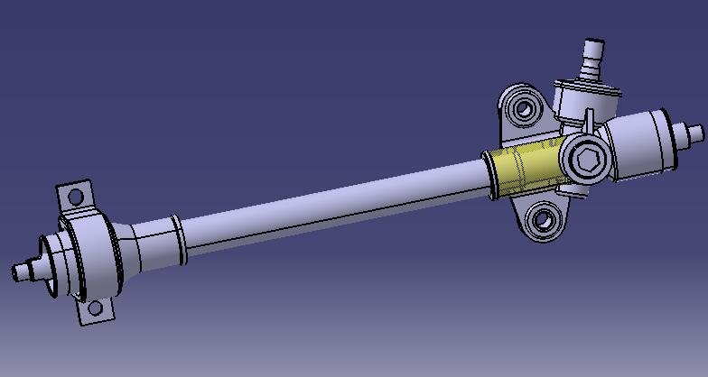 B级轿车齿轮齿条式转向器设计【含三维catia+10张CAD图+文档】