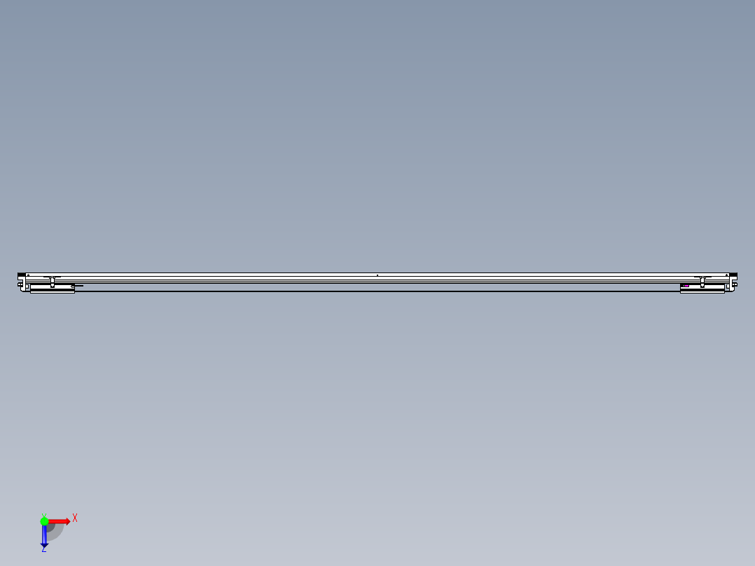 威洛博VL系列直线电机模组-2VL22H3-S2850俯视图