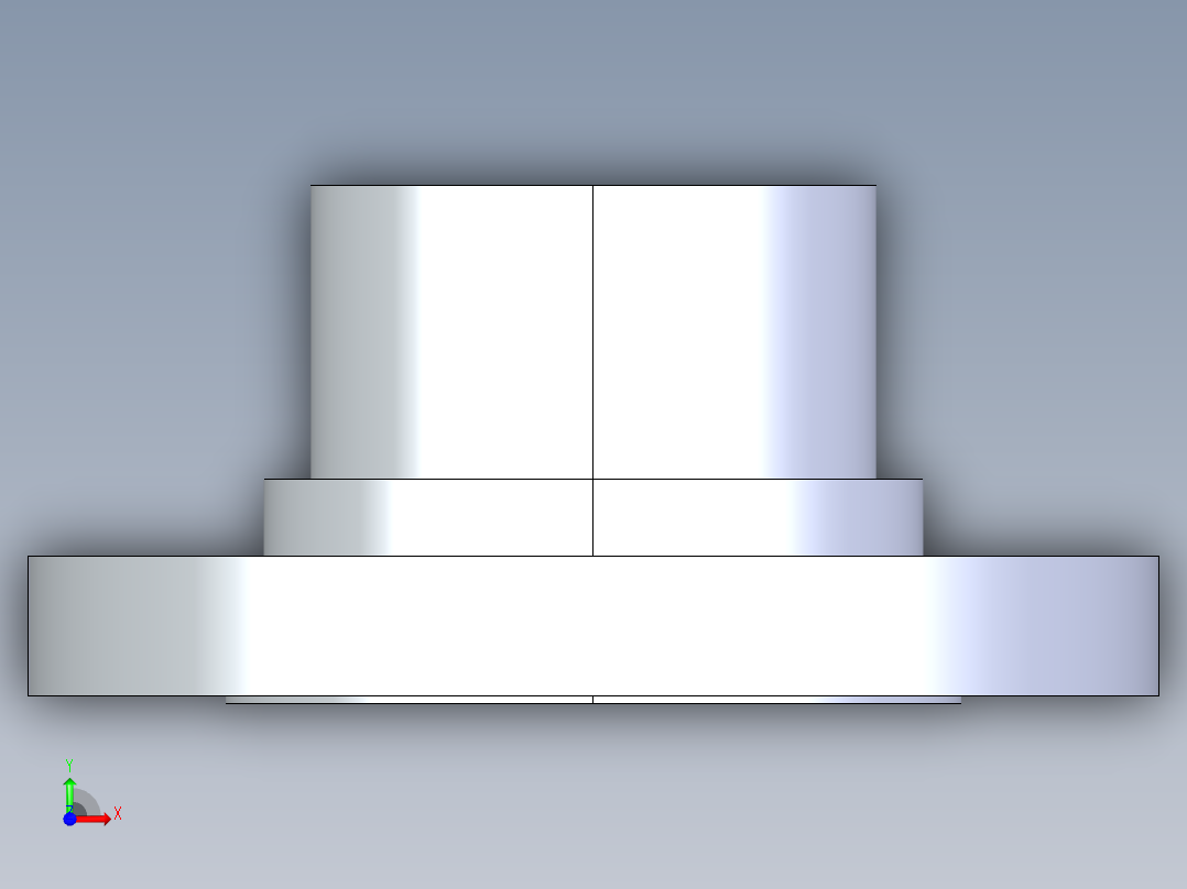 CPVC管件28-Sch80_Flange Vanstone_SPIG_9856-040_4in前视图