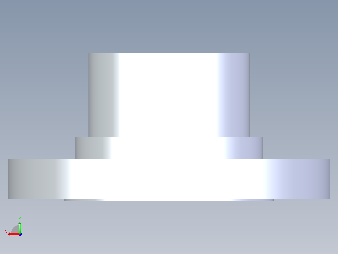 CPVC管件28-Sch80_Flange Vanstone_SPIG_9856-040_4in后视图