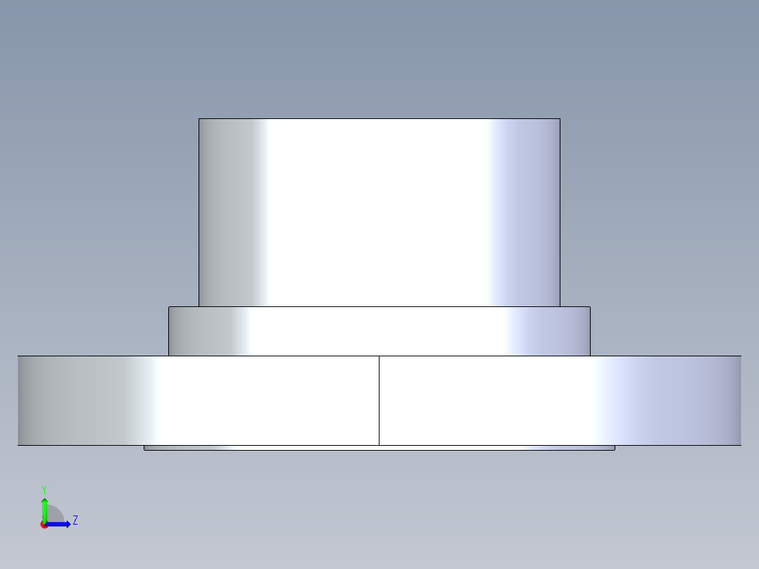 CPVC管件28-Sch80_Flange Vanstone_SPIG_9856-040_4in左视图