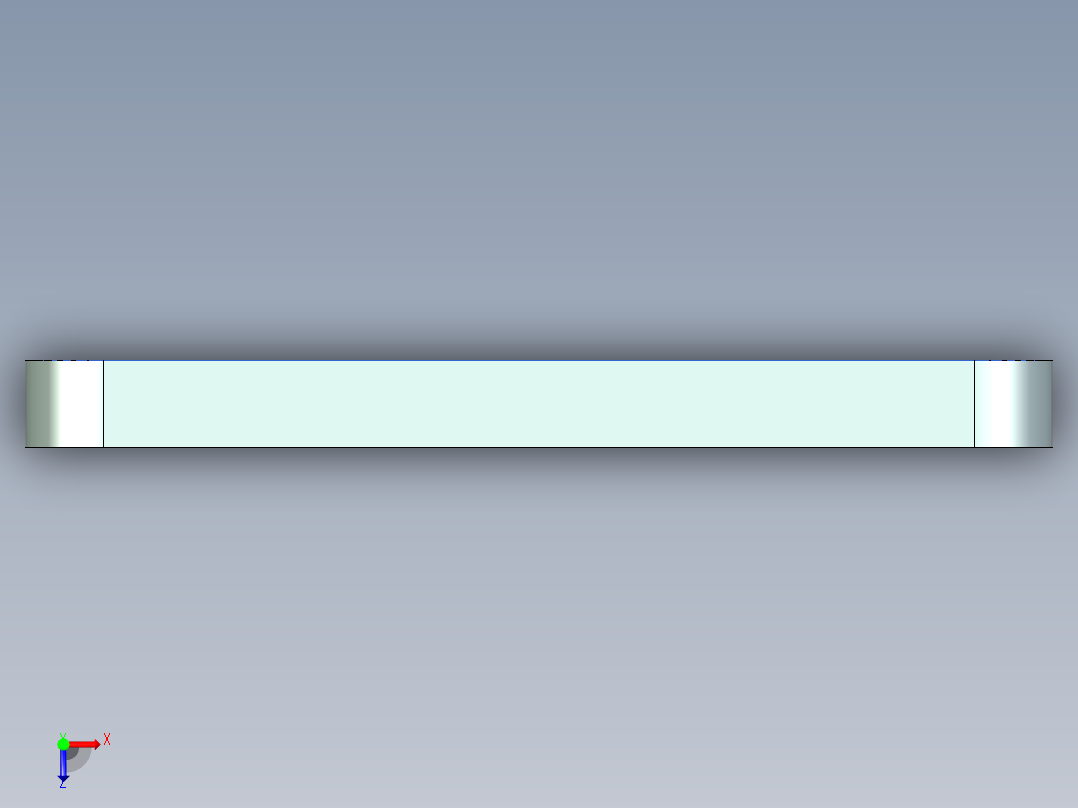 vykresy三级斜齿轮减速箱俯视图