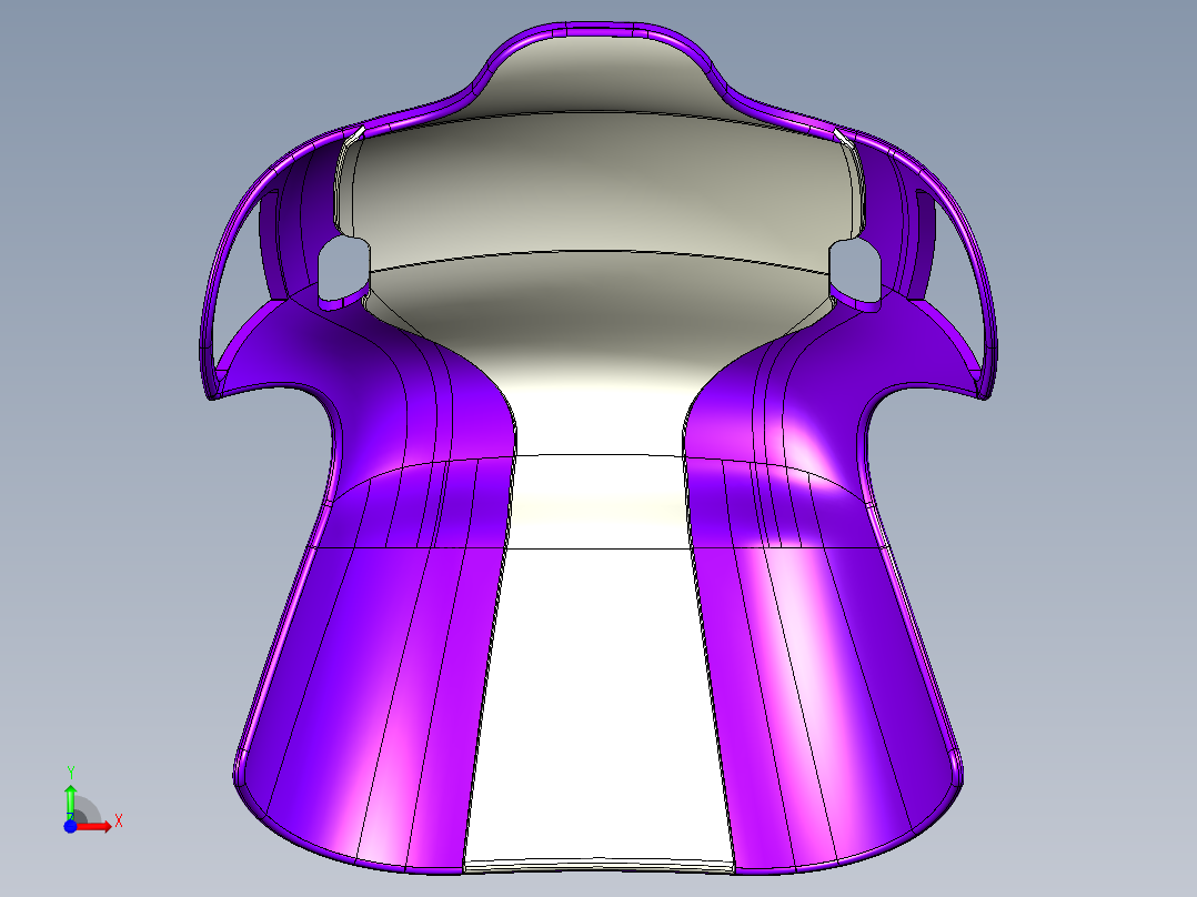 汽车座椅 (1)前视图