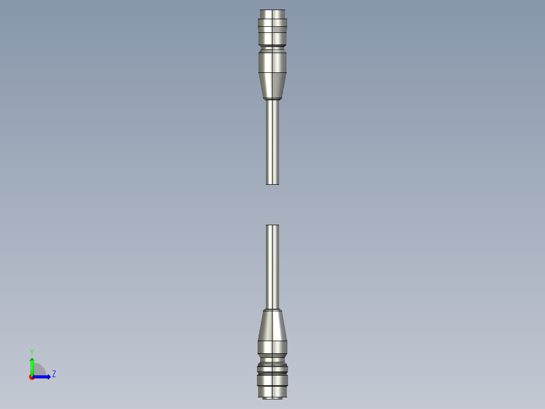 基恩士LS7_cable_kc图纸模型左视图