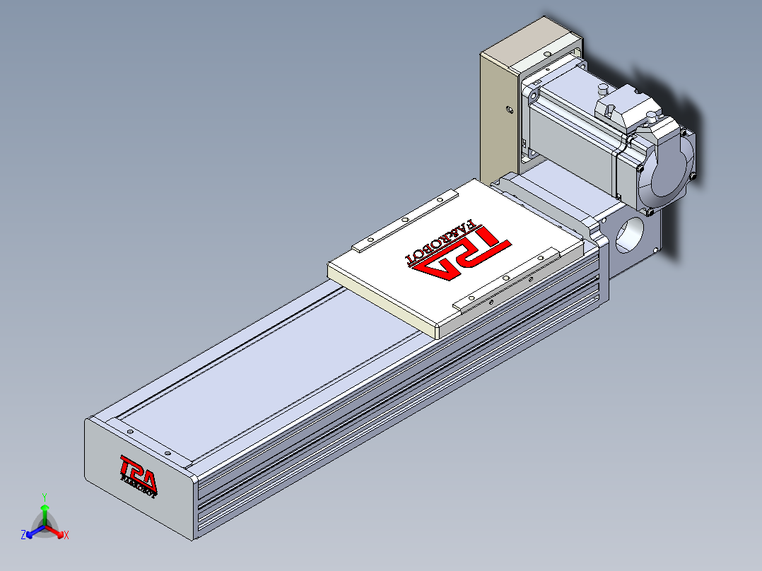同步带全封闭直线模组TPA-HCB-110D-90-L200-RU-Y-P40-N3
