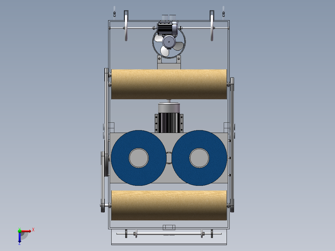 玻璃清洗机器人sw18俯视图