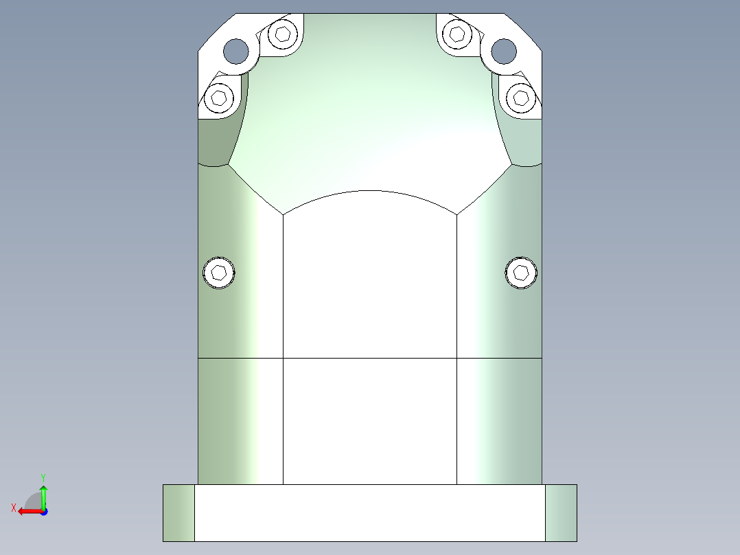 直齿孔ZPLX142-L3 35-114.3-200-M12.stp后视图